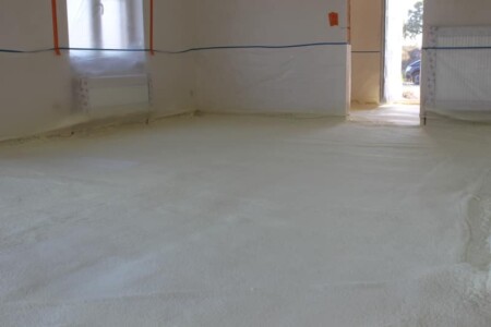 een pur vloerisolatie pakket van 8cm